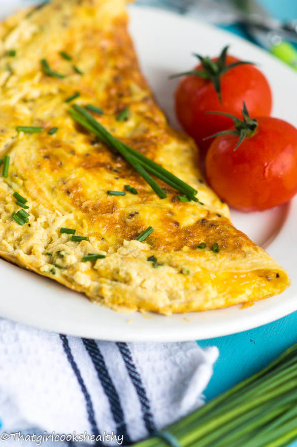 Cheese-and-chive-omelette